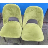 6 Eetkamerstoelen lime groen